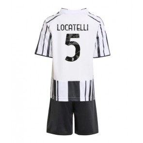 Juventus Manuel Locatelli #5 Kotipaita Lapsille 2025-26 Lyhythihainen (+ shortsit)